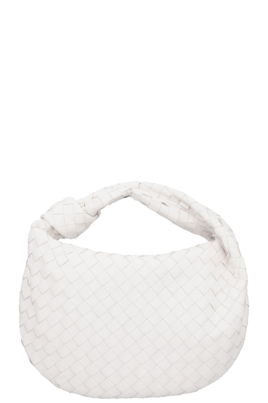 BOTTEGA VENETA Teen Jodie Intrecciato White