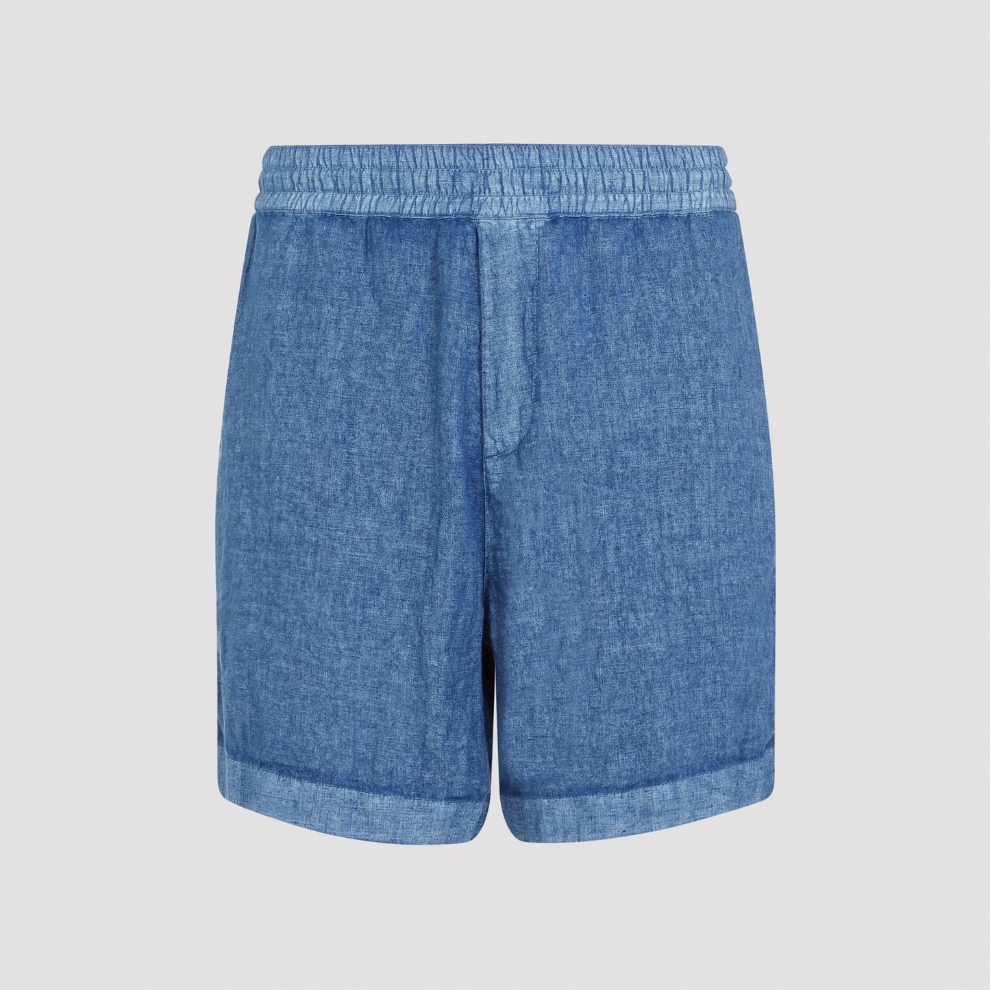 BURBERRY Men's Linen Drawstring Shorts - Size 8081793