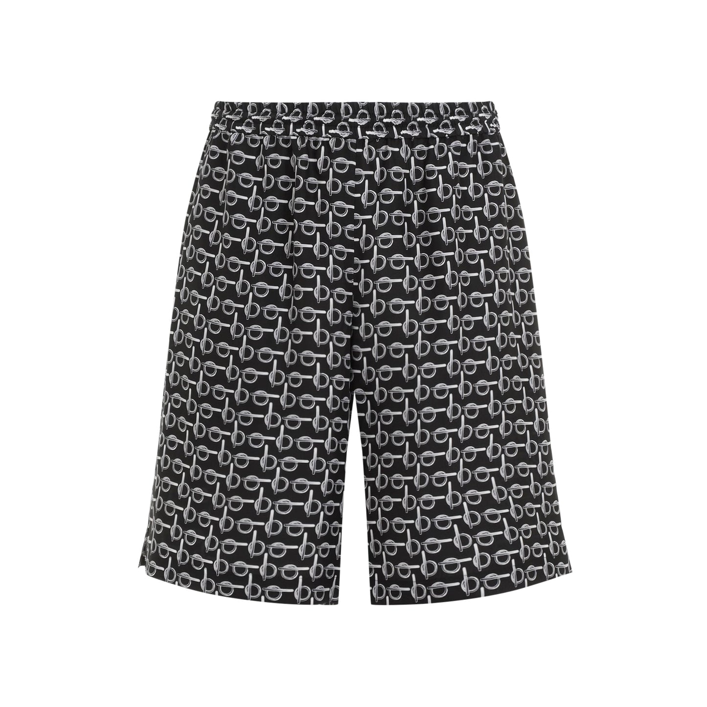 BURBERRY Luxurious Silk Shorts for Men - Relaxed Fit