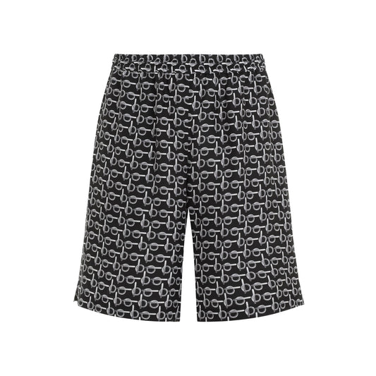 BURBERRY Luxurious Silk Shorts for Men - Relaxed Fit