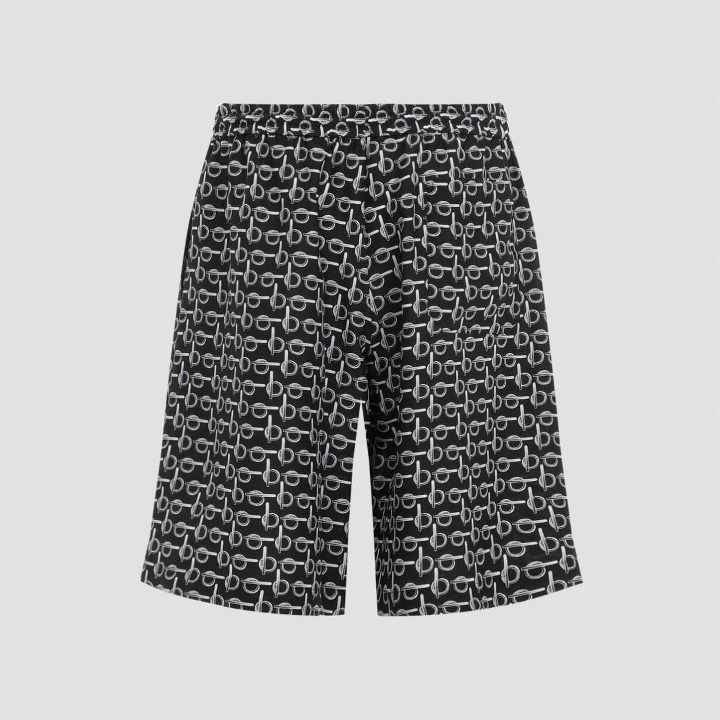 BURBERRY Luxurious Silk Shorts for Men - Relaxed Fit