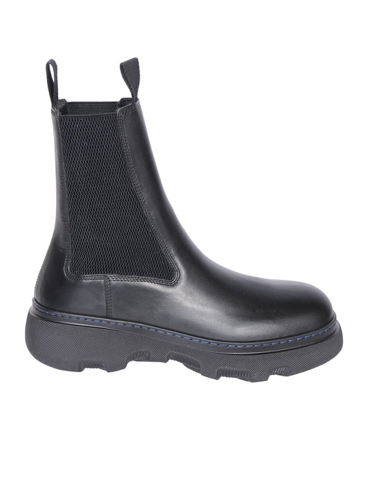 BURBERRY Stylish Leather Ankle Boots for Men