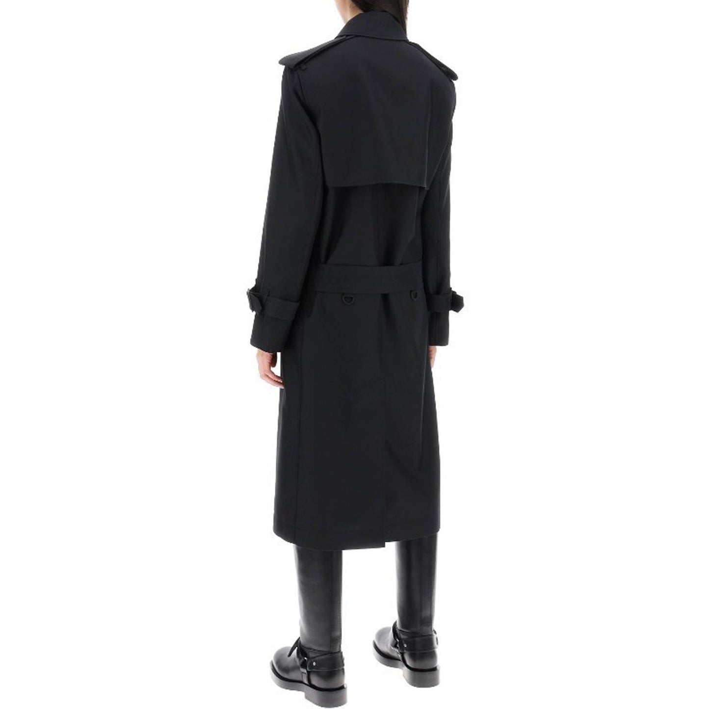 BURBERRY Silk Blend Trench Jacket