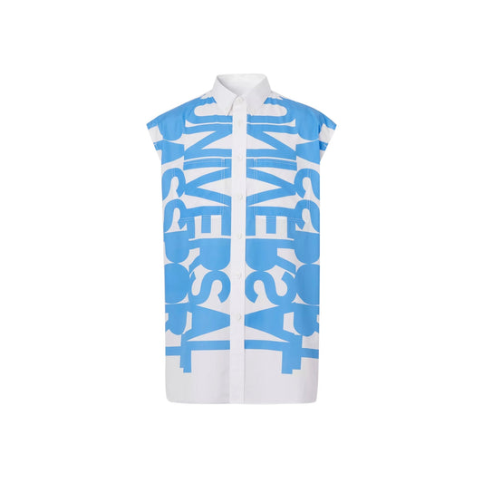 BURBERRY Cotton Printed Shirt for Men - Sleeveless Style