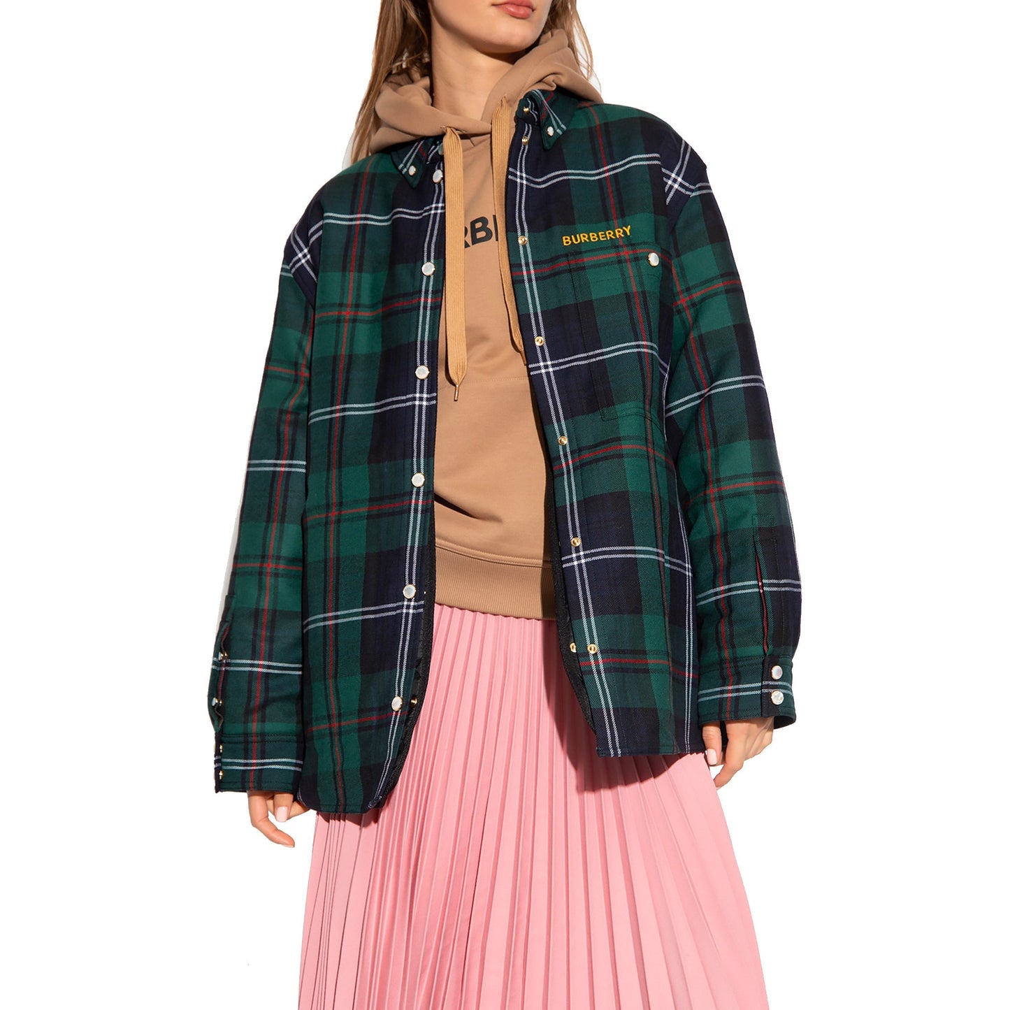 BURBERRY Two-Piece Wool Jacket for Women - Size 40