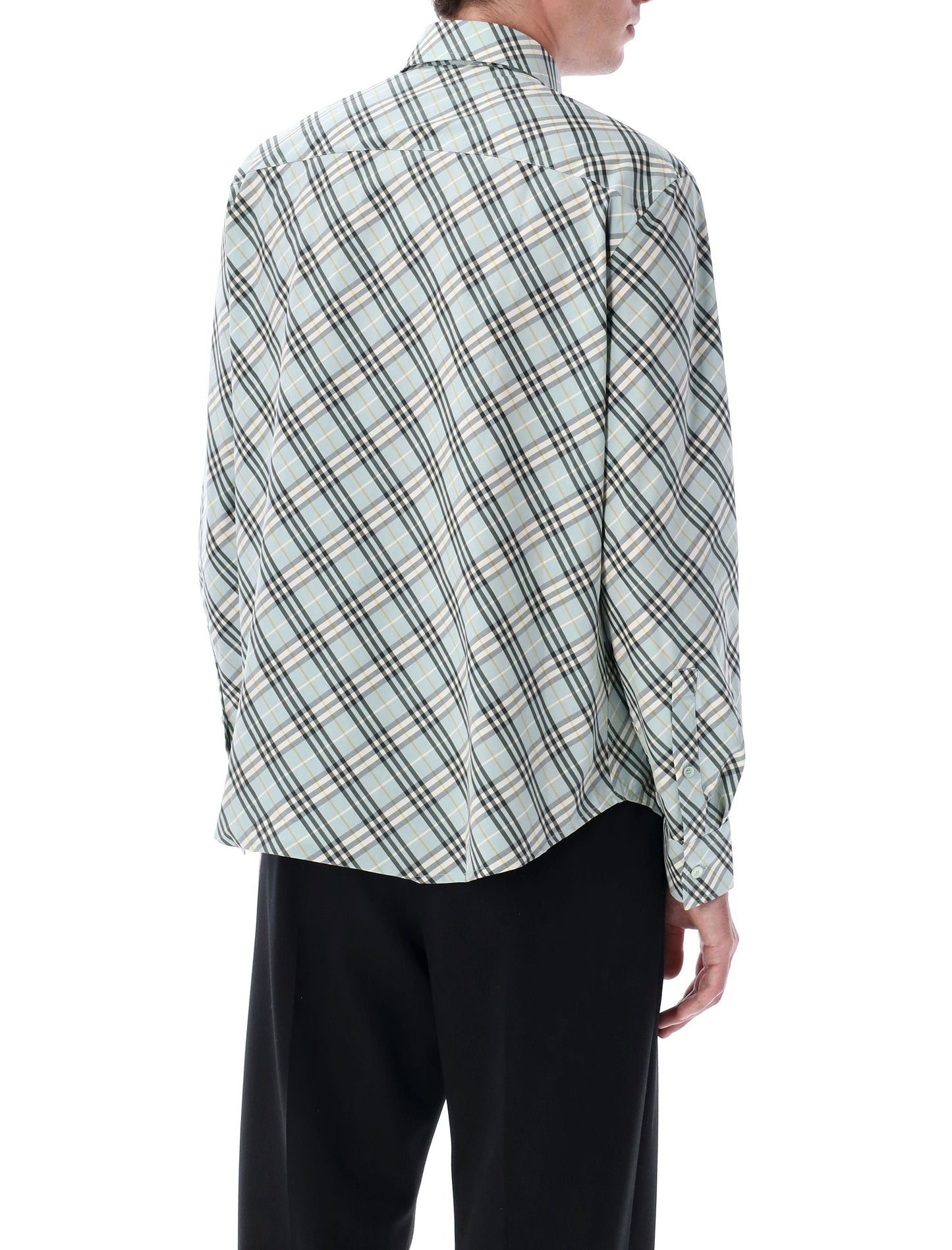 BURBERRY Check Cotton Shirt - Size M
