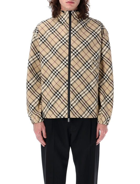 BURBERRY Men's Oversized Check Twill Jacket