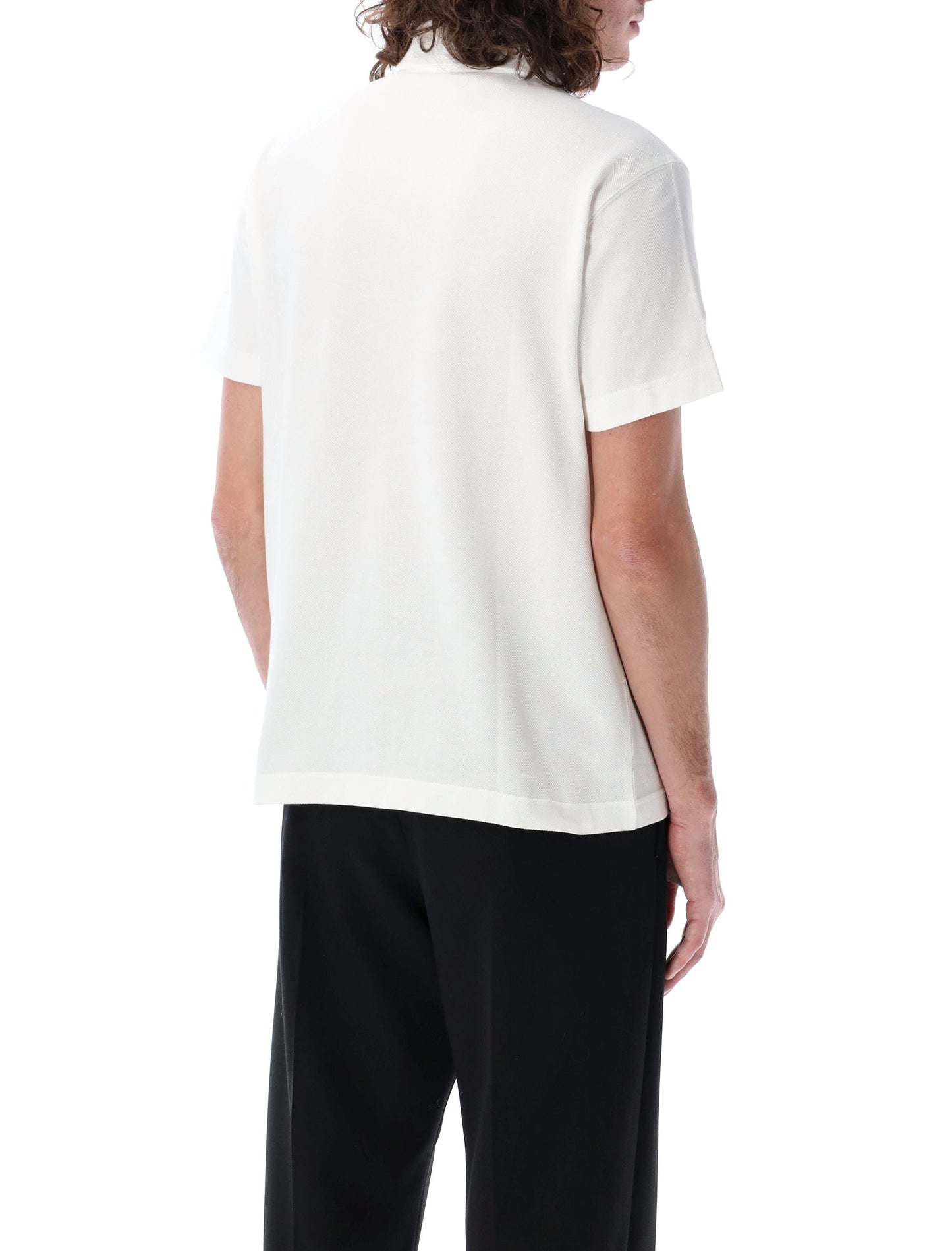 BURBERRY Slim Fit Cotton Polo Shirt - Size L