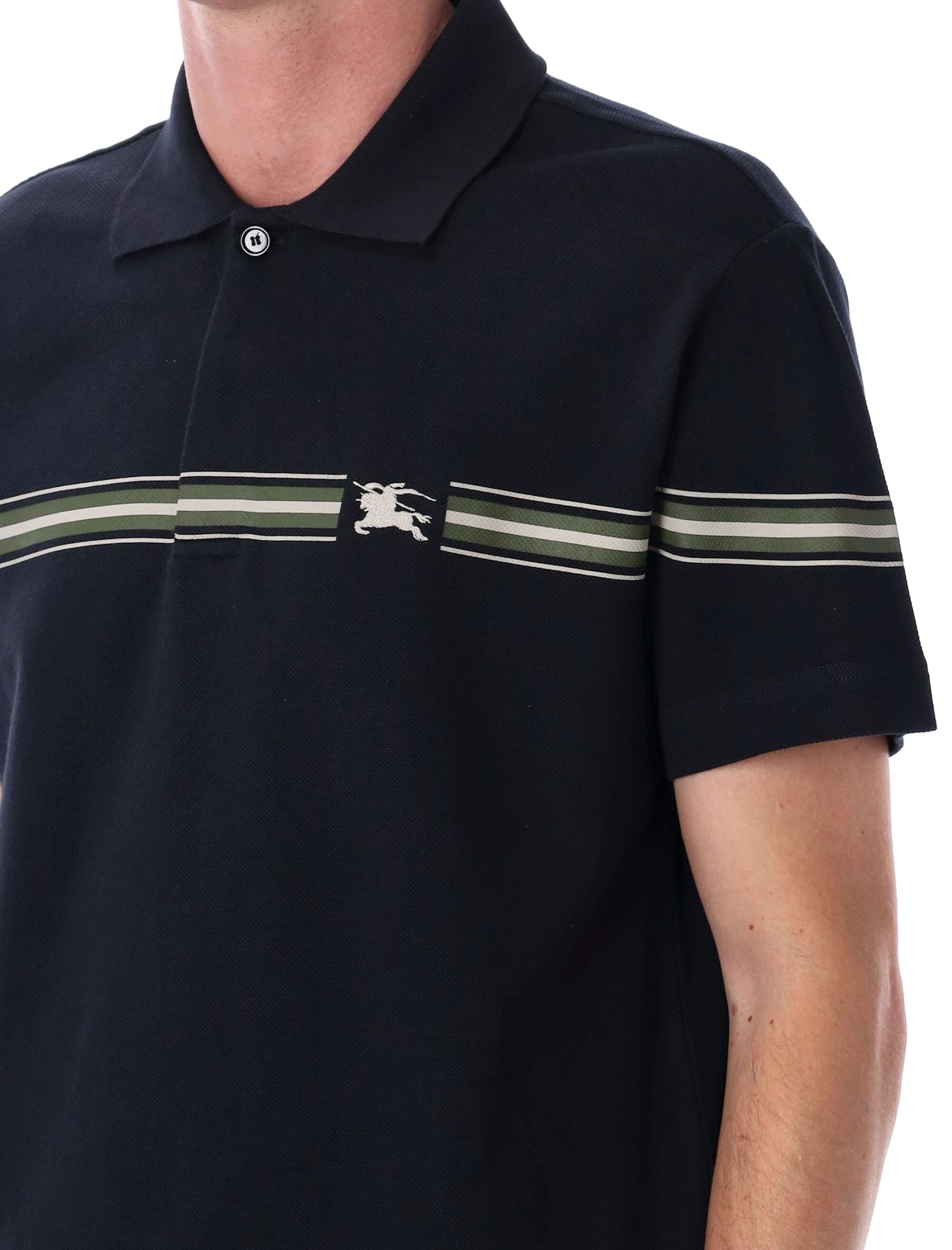 BURBERRY Slim-Fit Cotton Polo Shirt - Size L