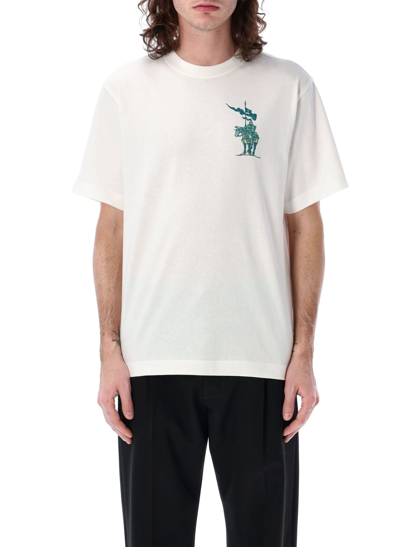 BURBERRY Men's EKD Cotton T-Shirt - Regular Fit
