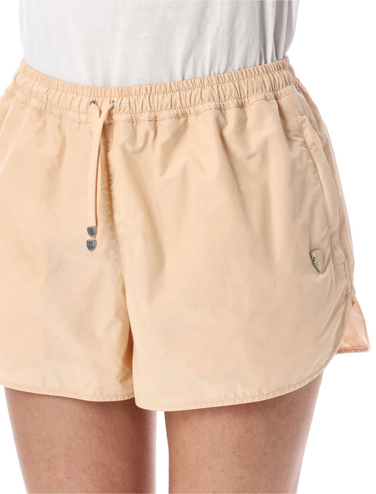 BURBERRY Nylon Cotton Mini Shorts for Women