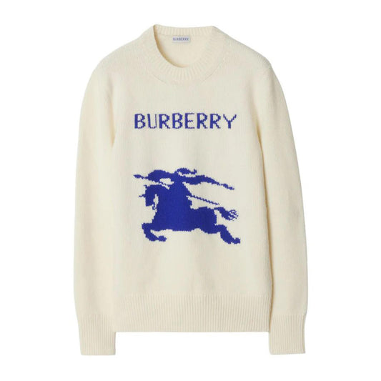 BURBERRY Elegant Wool Blend Sweater for Women - Spring Summer '25