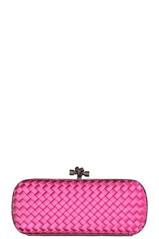 BOTTEGA VENETA Knot Clutch Silk Pink