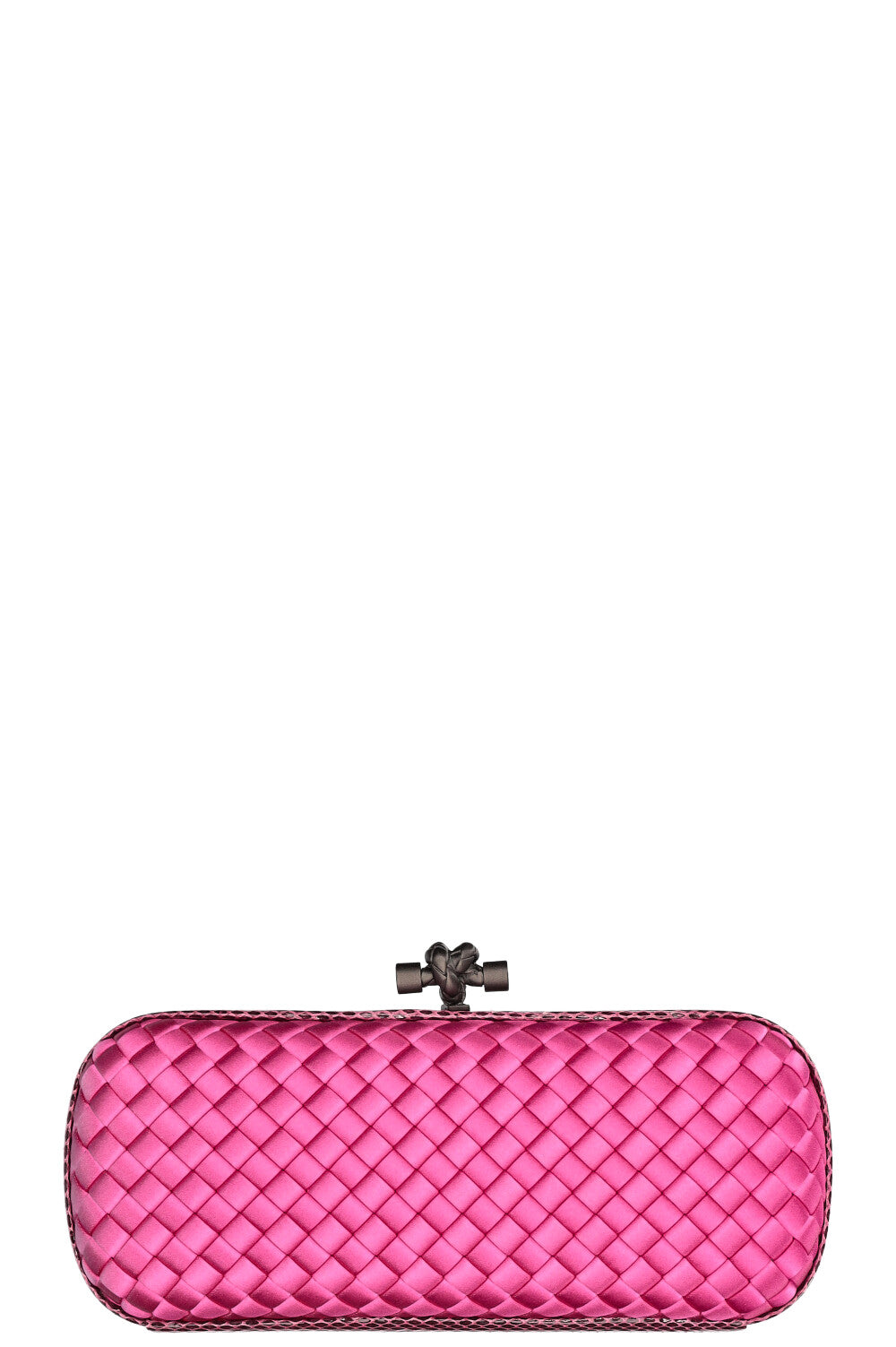 BOTTEGA VENETA Knot Clutch Silk Pink