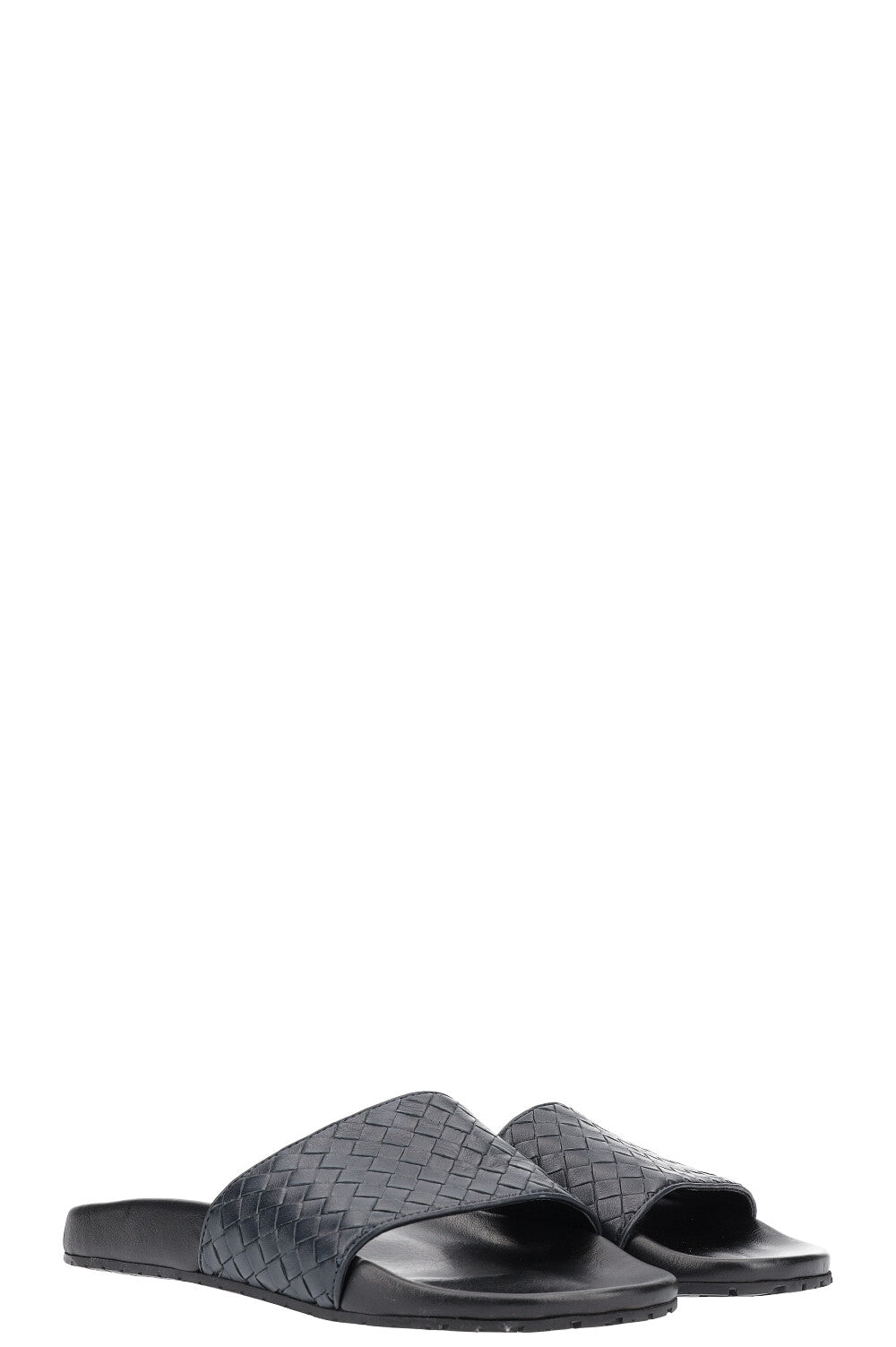 BOTTEGA VENETA Intrecciato Flats Black