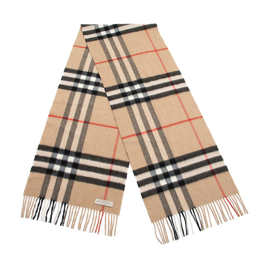 Burberry Cashmere Classic Check Scarf (SHF-19689)