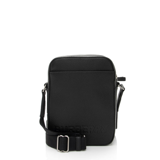 Burberry Embossed Leather Logo Thorton Crossbody Bag (SHF-eENPy4)