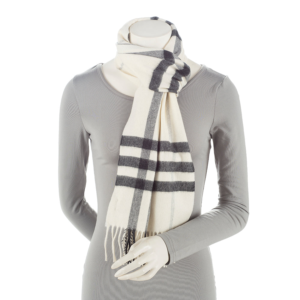 Burberry Cashmere Giant Check Scarf (SHF-21871)
