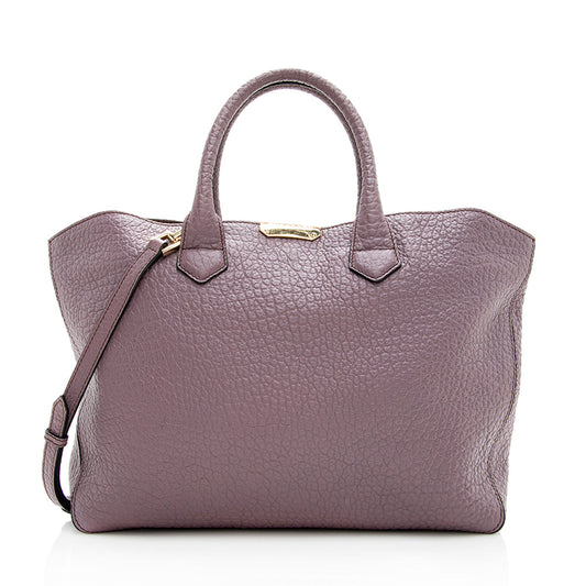 Burberry Grained Leather Dewsbury Medium Tote (SHF-18919)