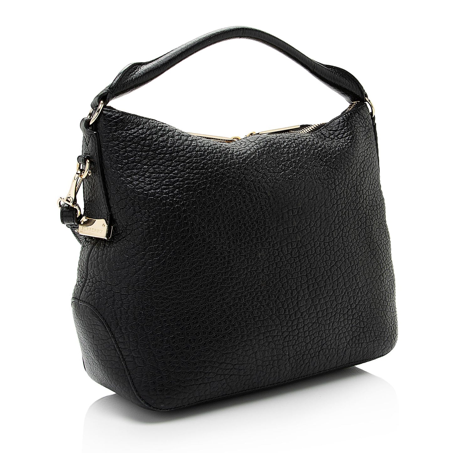 Burberry Grained Leather Ledbury Convertible Hobo (SHF-jy9yzD)