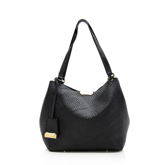 Burberry Grained Leather Tote (SHF-19247)