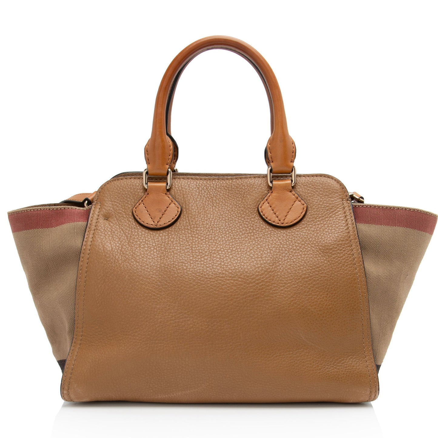 Burberry House Check Harcourt Medium Satchel (SHF-Pgj3Mi)