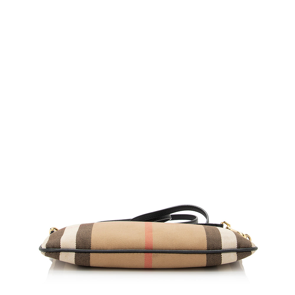Burberry House Check Peyton Clutch (SHF-21676)