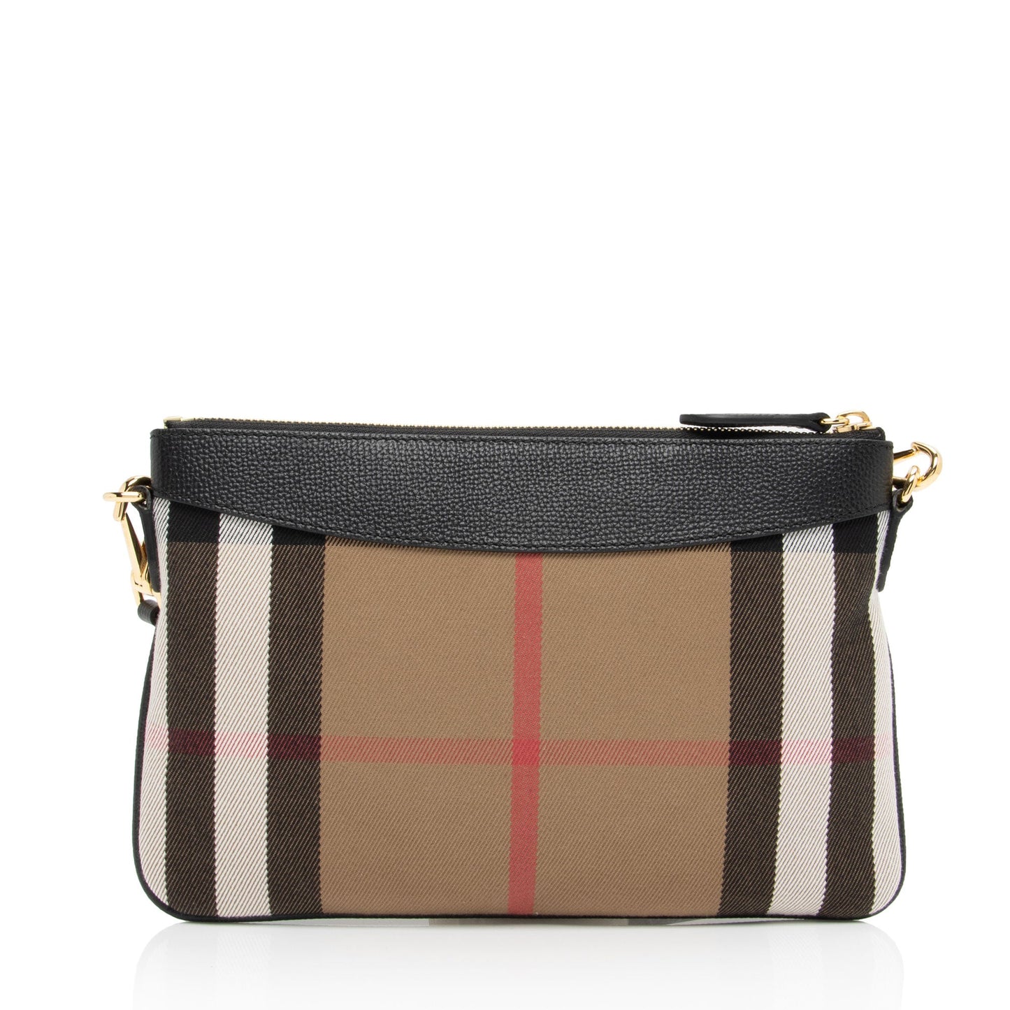 Burberry House Check Peyton Clutch (SHF-SzMvgy)
