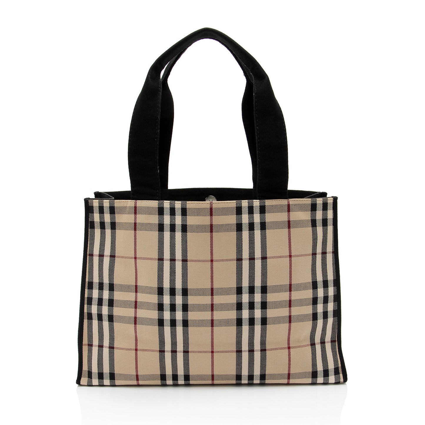 Burberry Horseferry Check Small Tote (SHF-yKj6B6)