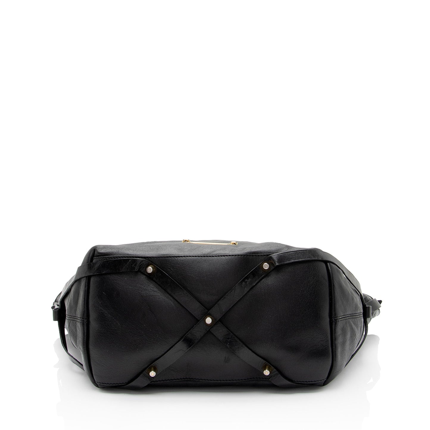 Burberry Lambskin Salisbury Bridle Medium Tote (SHF-aGNSFX)