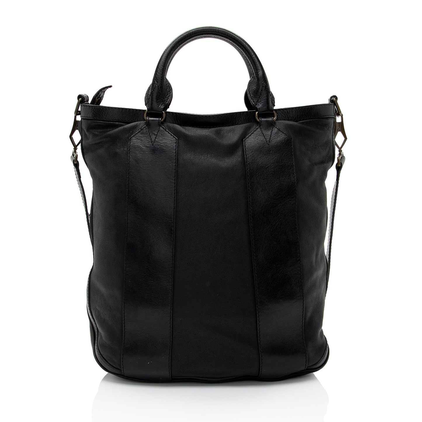Burberry Leather Bonington Tote (SHF-07pRvX)