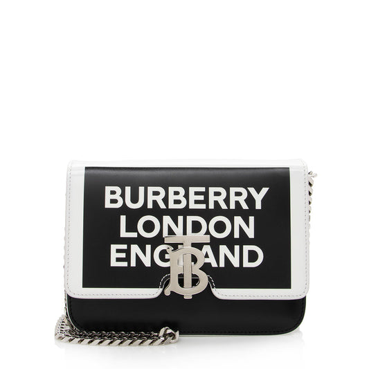 Burberry Leather Logo TB Shoulder Bag (SHF-15424)