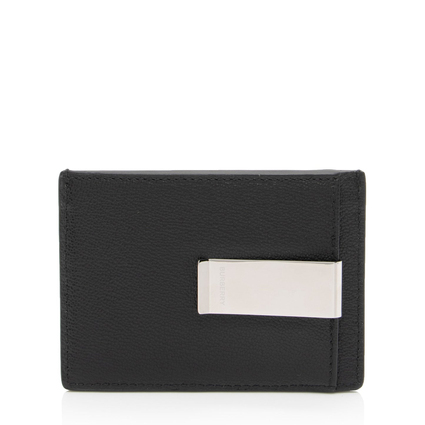 Burberry Leather Money Clip Card Case (SHF-5J0Q3i)