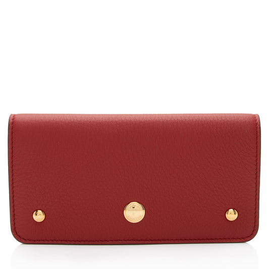 Burberry Leather Rowe Snap Wallet (SHF-5F4m1N)