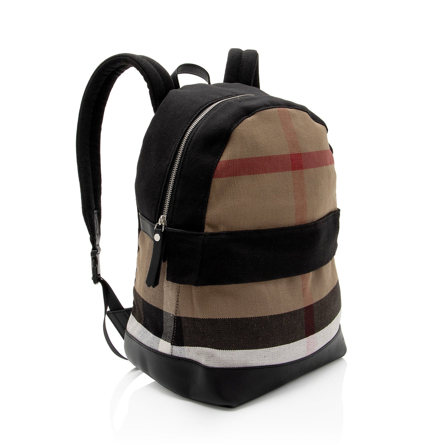 Burberry Mega Check Jute Backpack (SHF-265W01)