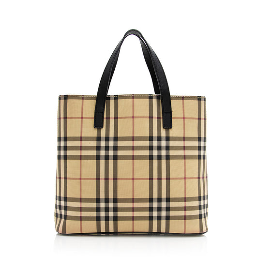 Burberry Nova Check Medium Tote (SHF-21306)