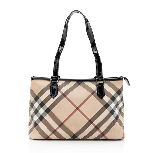 Burberry Nova Check Regent Tote (SHF-19317)