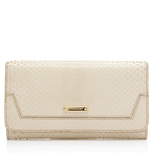 Burberry Python Penrose Continental Wallet (SHF-2zVyRI)