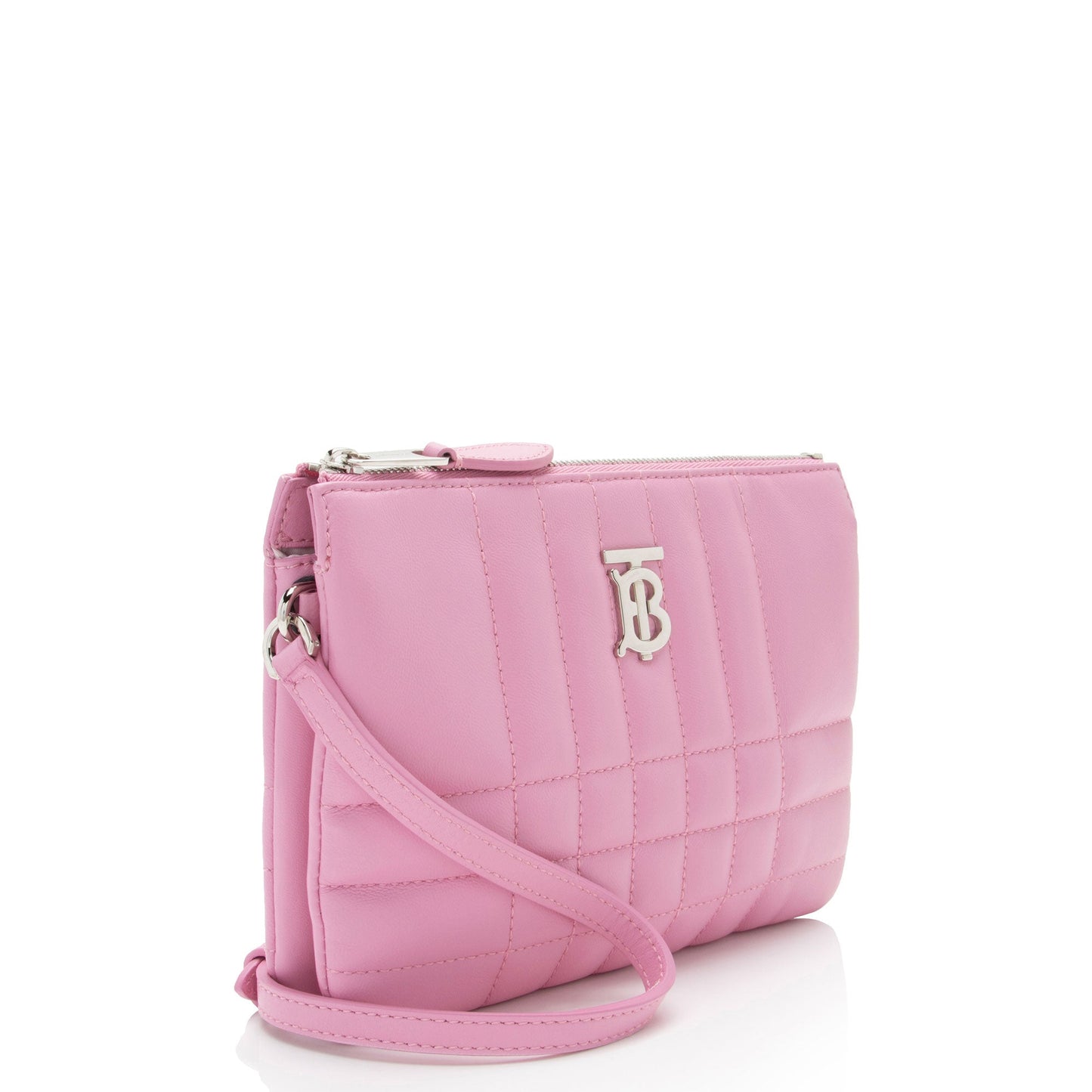 Burberry Quilted Leather TB Lola Twin Pouch (SHF-WH9rYf)