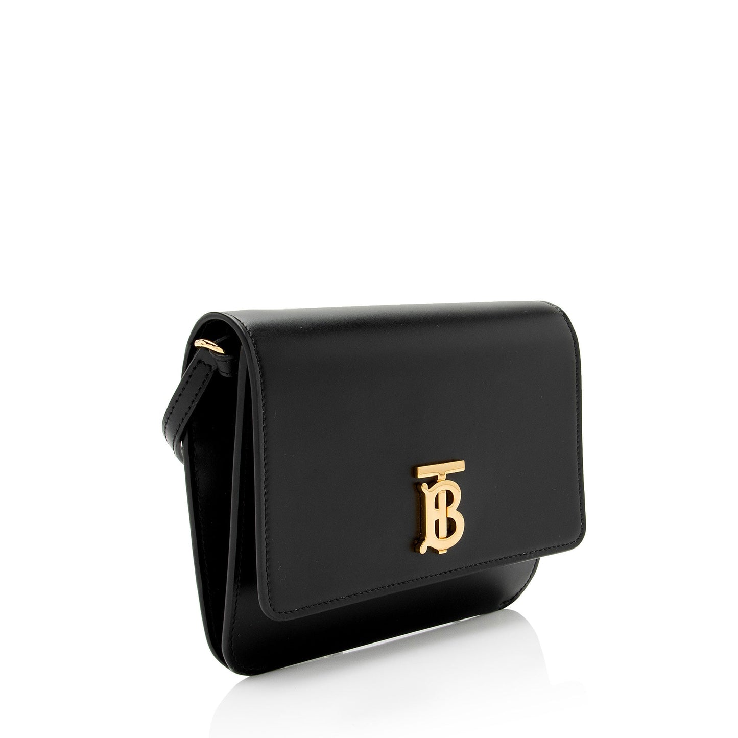 Burberry Smooth Leather TB Mini Bag (SHF-WCwDtL)