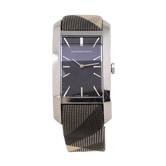 Burberry Stainless Steel Nova Check Heritage Watch (SHF-KjT33k)