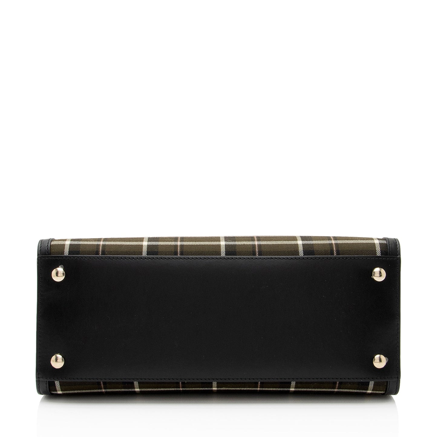 Burberry Tartan Check Title Small Tote (SHF-rYKq2Z)