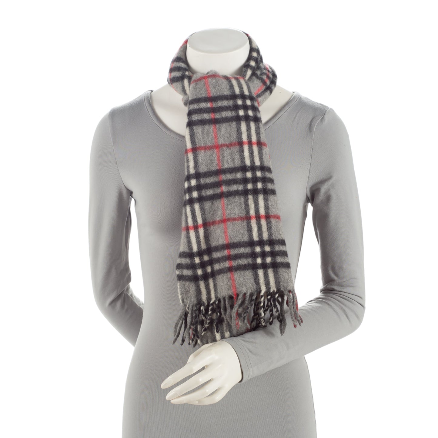Burberry Vintage Cashmere Check Scarf (SHF-TqnCR4)