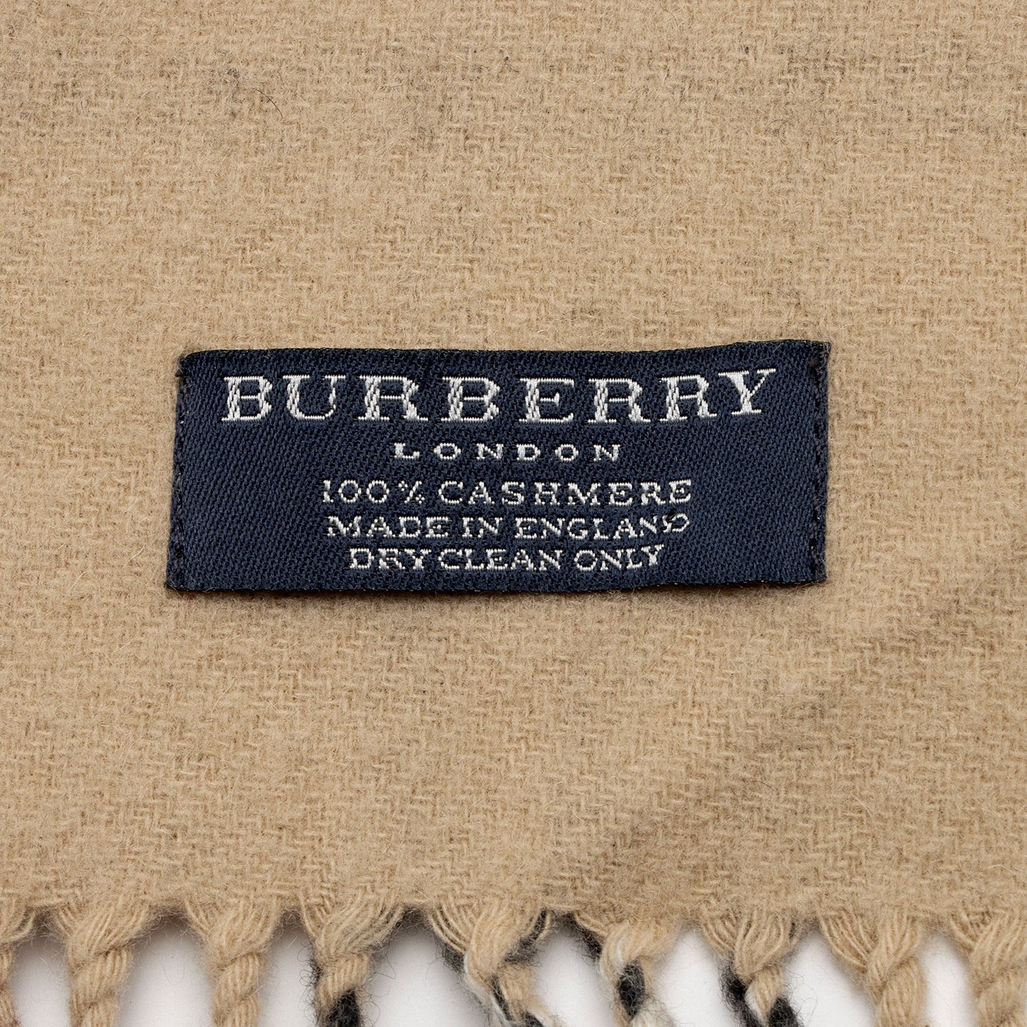 Burberry Vintage Cashmere Check Scarf (SHF-mHzquU)