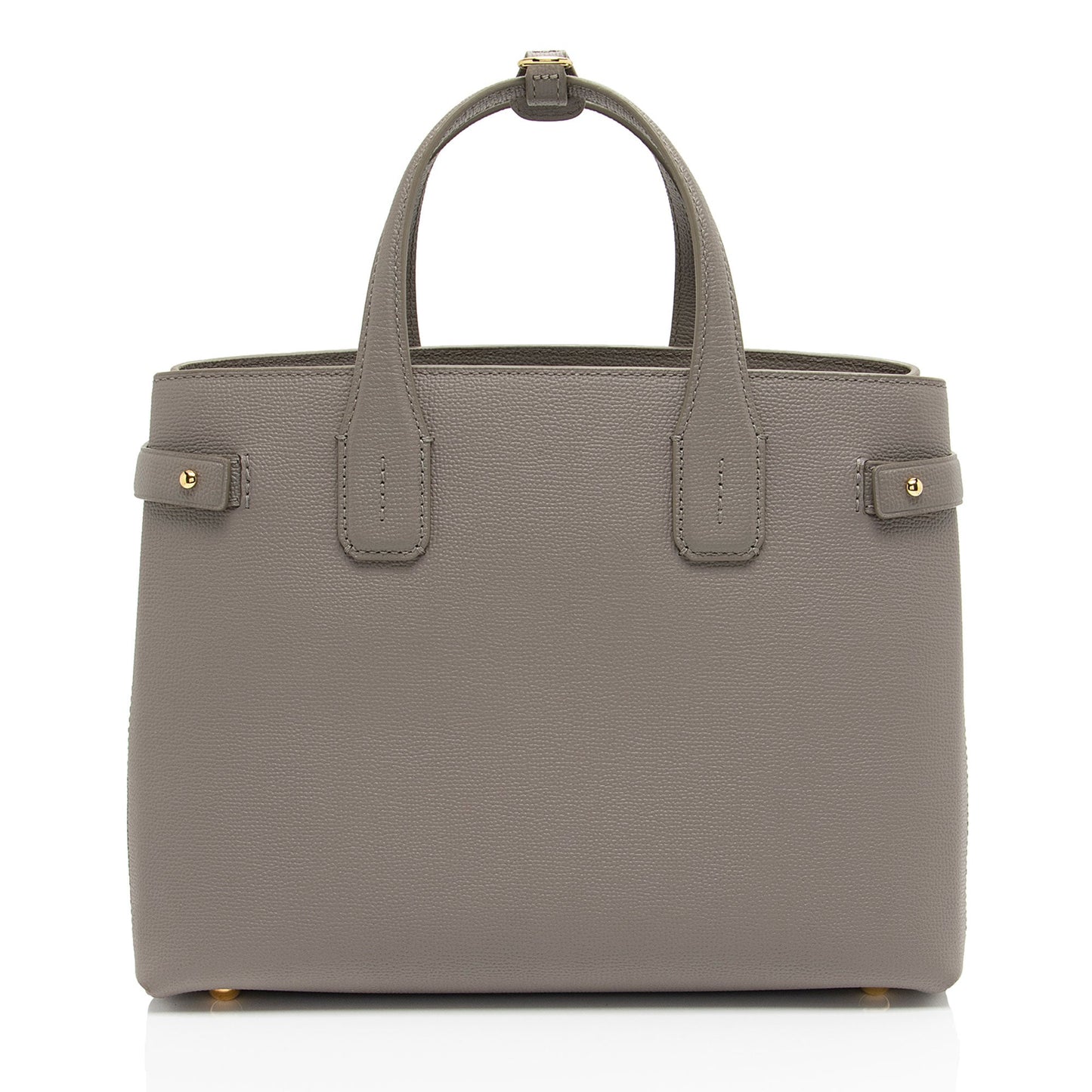 Burberry Vintage Check Leather Banner Medium Tote (SHF-JOQruW)