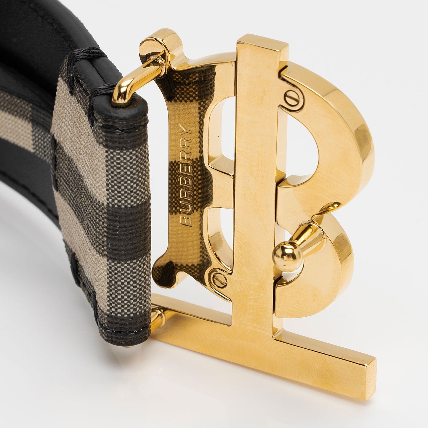 Burberry Vintage Check TB Belt - Size 26 / 65 (SHF-oLwe32)