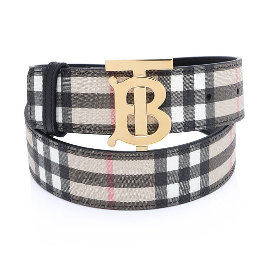 Burberry Vintage Check TB Belt - Size 26 / 65 (SHF-Ml1gi3)