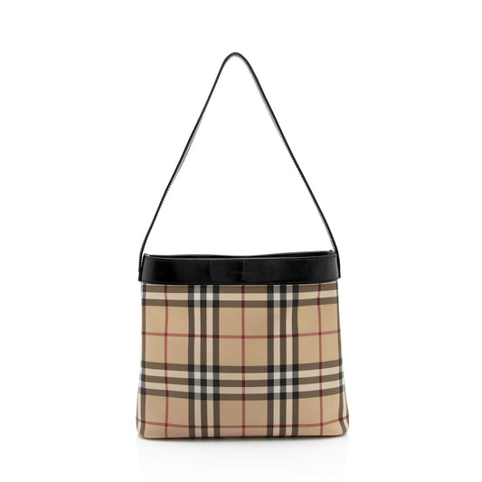 Burberry Vintage Nova Check Shoulder Bag (SHF-SI9MBH)