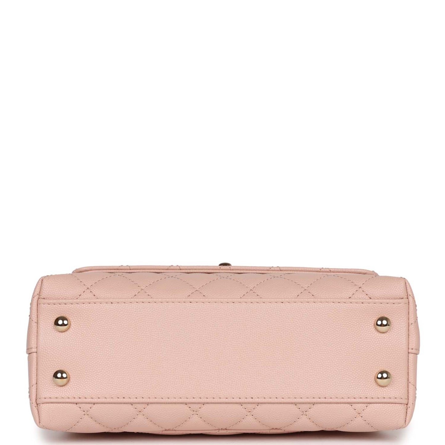 Chanel Small Coco Handle Light Pink Caviar Light Gold Hardware