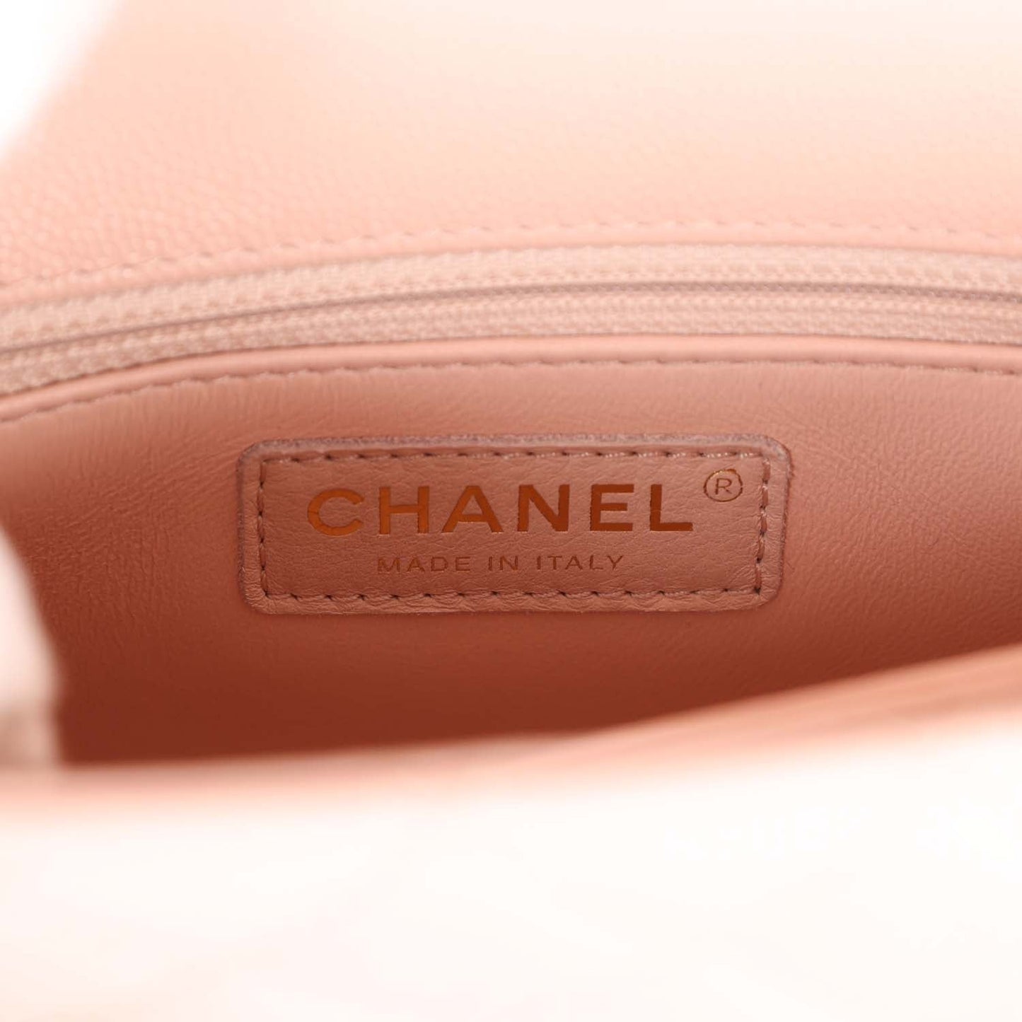 Chanel Small Coco Handle Light Pink Caviar Light Gold Hardware